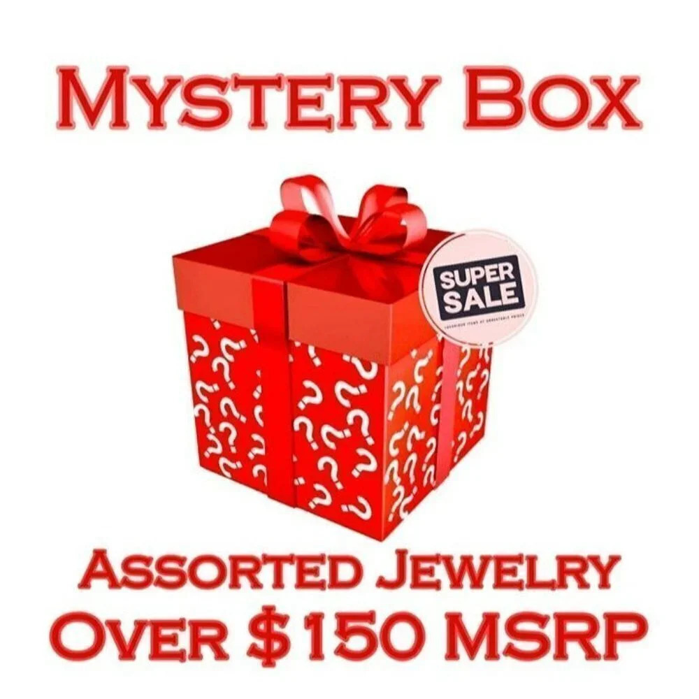 Mystery Box of 6 Variety Pieces of Jewelry ($150-$200 Retail Value)